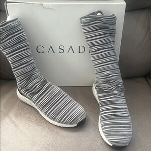 CASADEI Velvety Sock 
Sneakers Size 35 NEW!